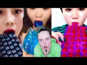 КИТАЙЦЫ ЕДЯТ ЛЁД | что эти КИТАЙЦЫ себе позволяют? реакция асмр и мукбанг (банана крис)