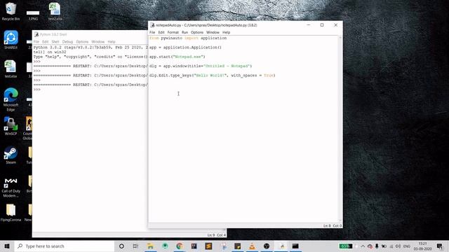 1/3 | Save File | Notepad Automation using Python | PyWinAuto | Python Automation | Windows 10 смотреть онлайн