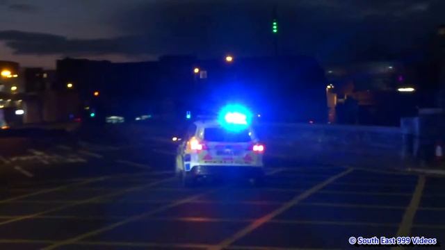 Kent Police // 2 Ford Focus Emergency Response Vehicles // Responding смотреть онлайн