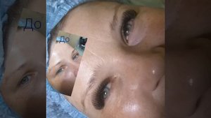 Наращивание ресниц,3d беличий эффект