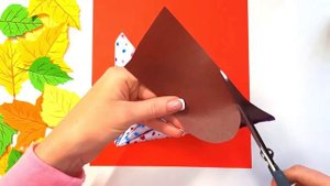 Поделка ЗОНТИК ☂️ С ЛИСТЬЯМИ ???