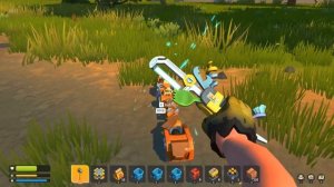 SNEAKY FARMBOT ATTACK & BUILDING A DRILL CAR! - Scrap Mechanic Survival Gameplay