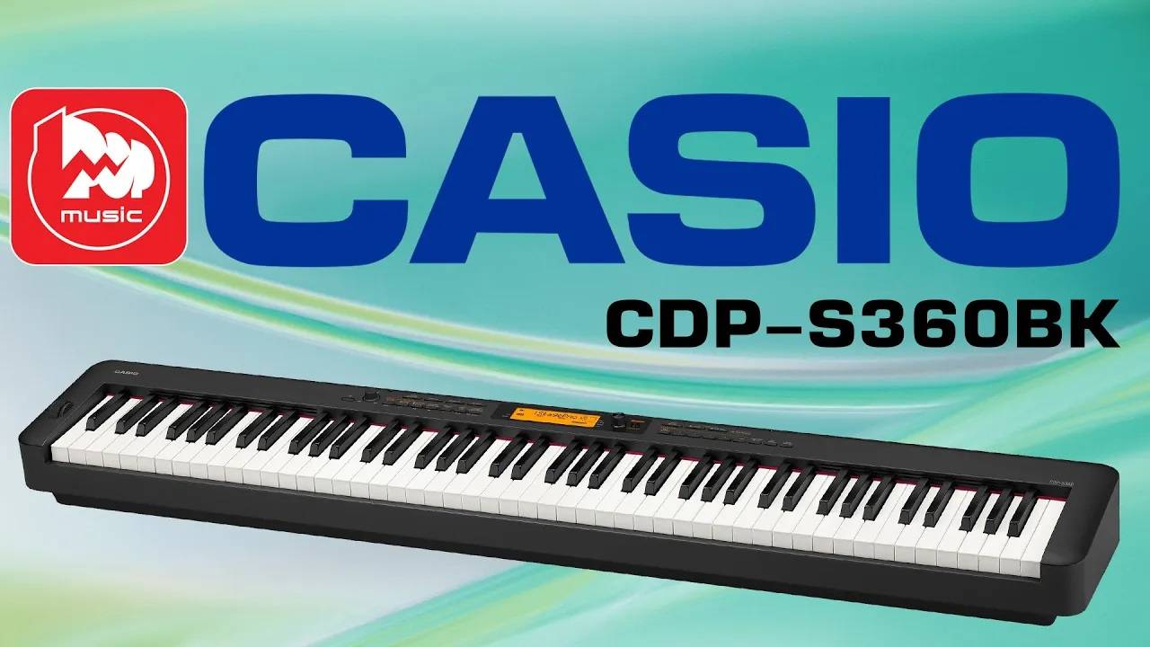 Casio CDP-S360 - цифровое пианино с автоаккомпанементом