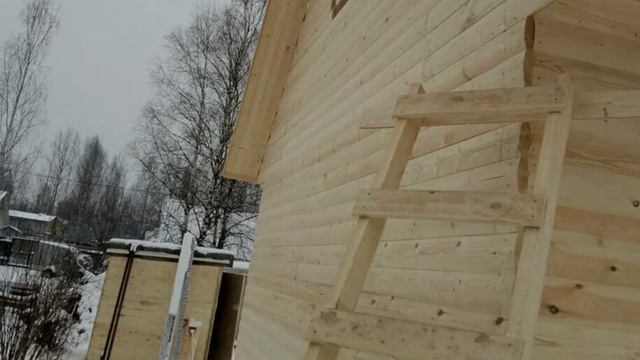 Каркасный дом баня 6 на 6 смотреть онлайн