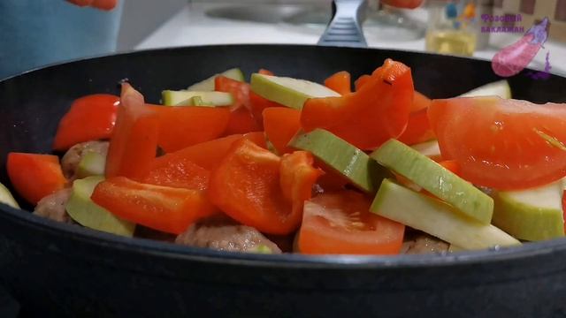 Можно съесть целую гору, вот это ВКУСНЯТИНА на УЖИН! Все самое простое, фарш и овощи в одной посуде
