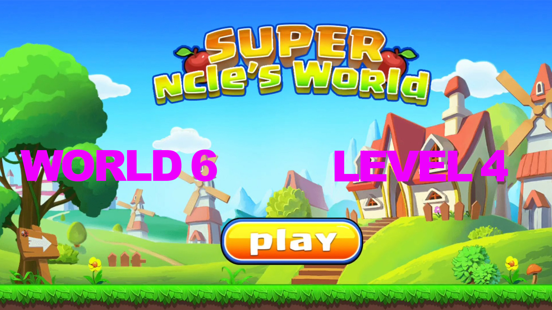 Super ncle's  World 6. Level 4.