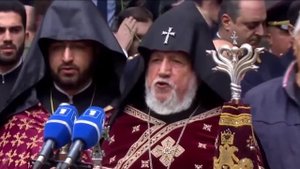 Католикос Всех Армян Гарегин Второй почтил память святых мучеников Геноцида армян