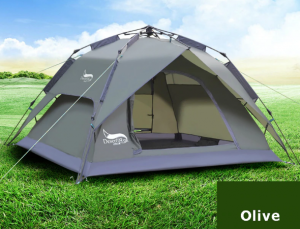 Автоматическая палатка для 3-4 человек.