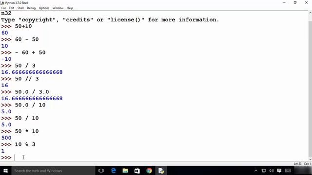 Python Tutorial for Beginners 3 Basic Math, Mathematical Operators and Python Expressions смотреть онлайн