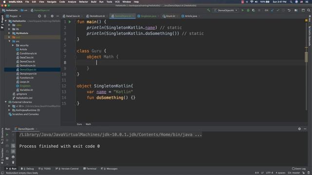 Demo video khóa học Android + Kotlin: Objects & Companion Objects (chi tiết xem phần mô tả )