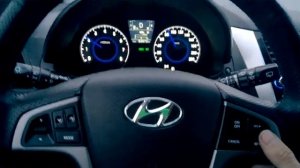Hyundai Solaris штатный круиз-контроль