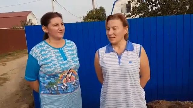 Видеоотзыв клиента - установка забора цвет 5005 сигнально-синий