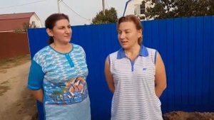 Видеоотзыв клиента - установка забора цвет 5005 сигнально-синий