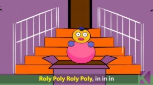 Rolly Polly Rolly Polly | Nursery Rhymes With Lyrics | Popular English Rhymes For Kids