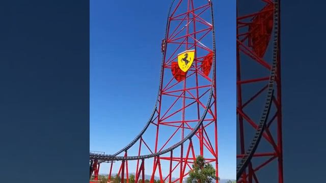 Аттракцион в Ferrari Land  Испания, Салоу 2