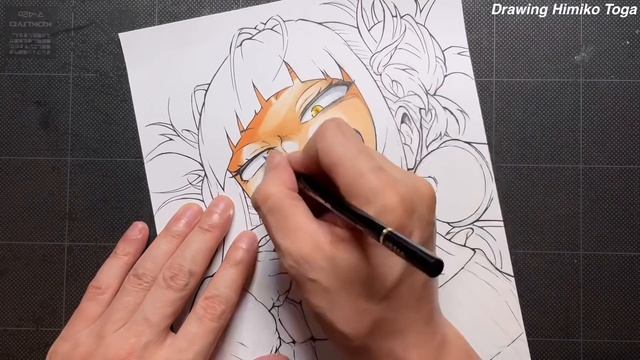 【ヒロアカ】トガちゃん 描いてみた | Drawing Himiko Toga | copic | My Hero Academia смотреть онлайн
