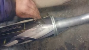 Резонатор под евро 2 фирма "TRIALLI" на Шевроле Ниву