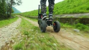 новый электросамокат 2019 на трёх колёсах с тремя двигателями 3 wheels off road electric scooter