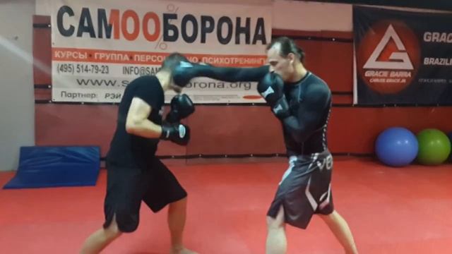 Контратака правой на прямой правой. Самооборона 100 %
