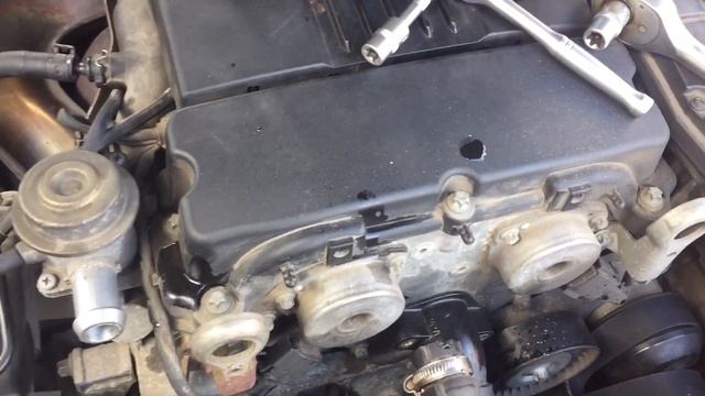 Mercedes-Benz w203 w211 мотор 271 как заменить помпу и термостат.mp4 смотреть онлайн