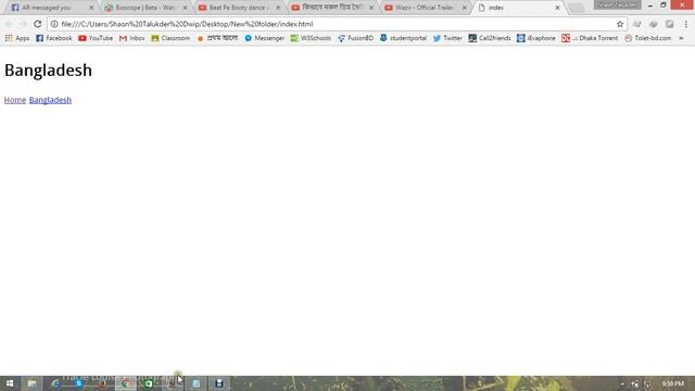 How to link up with folder link in HTML...
