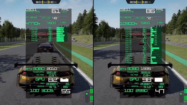 RTX 3080 CPU DUEL old 4770K vs new 10900K смотреть онлайн