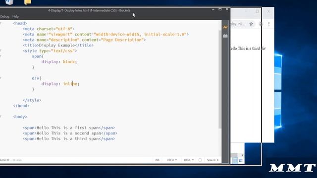 Display Inline or Block | Inline and Block property In CSS