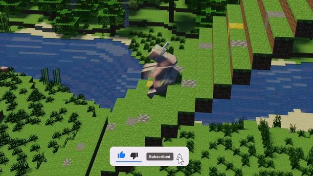 Minecraft Steve vs. 3D Zoglin (Softbody simulation) смотреть онлайн