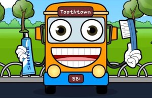Brush bus | Детские песни на английском | Учить английский | *
