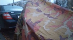 Парковка мотоцикла Bajaj Boxer 150х в городе. Мысли о китайском чехле на мотоцикл Баджаж Боксер