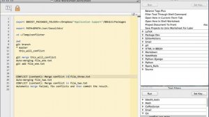 Resolving Git Conflicts in BBEdit