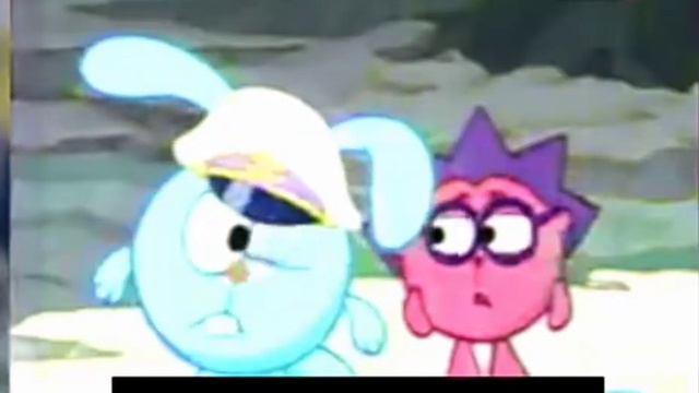 Крош удивляется смотрев в камеру в серии балласт (версия 27 декабря 2004 года) смотреть онлайн