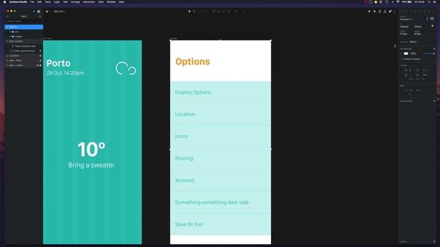 Fixed Scrolling Navigation in InVision Studio | Tutorial смотреть онлайн