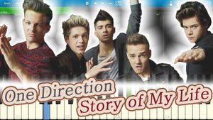 One Direction - Story of My Life [Piano Tutorial] Synthesia