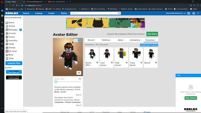 Top 5 roblox bacon skin смотреть онлайн