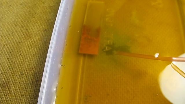 H2SO4 + Нитрат железа 3 = Травление меди. смотреть онлайн