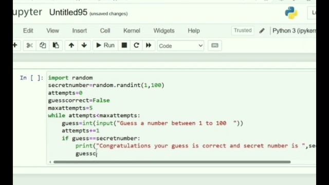 How to Create a Python Number Guessing Game |  @DrSridevi #python #pythonintelugu #pythoncode
