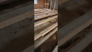 Утепление мансардного этажа!!! Усиление балок перекрытия!! Подготовительные работы!