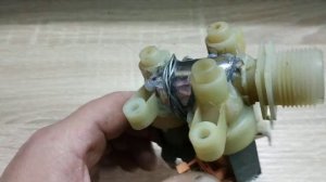 Ремонт корпуса заливного клапана стиральной машины.