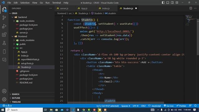 Build a Full-Stack CRUD App Using React, Node, MySQL for Beginners смотреть онлайн