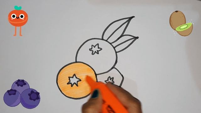 Bolalar uchun Meva chizish/Drawing Fruitfor children/Рисование фруктов для детей #drawfruit смотреть онлайн