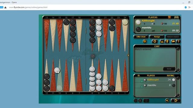 Backgammon Online Gameplay-Tutorial смотреть онлайн