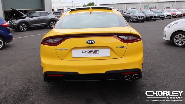 Kia Stinger | 2.2 CRDi GT-Line S 5dr Auto | Sunset Yellow смотреть онлайн