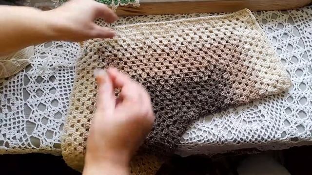 Вязание,Кардиган из двух шестиугольников,пряжа из Рассказово,часть вторая,р_р 54_56,крючок 2,75