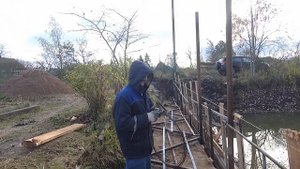 Восстановление берега. Точка НЕ ВОЗВРАТА!Будем заливать бетон