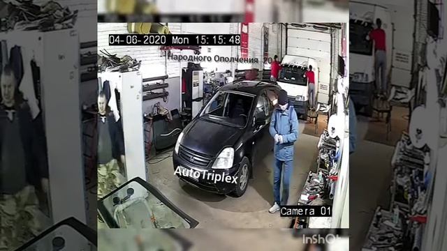 Замена лобового стекла на Honda Stream