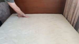 Разбираем матрас с кокосовой койрой, полная деградация настила.