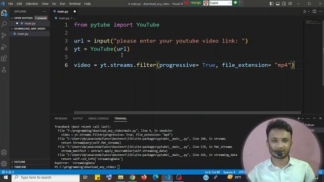 Make Your Own IDM with Python - Download YouTube Videos in 7 Lines of Code | Python beginner projec