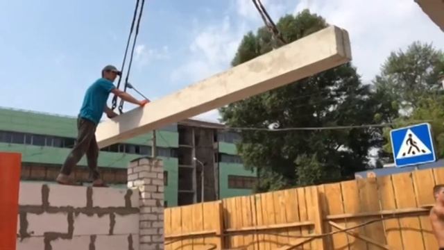 Монтаж оконных и дверных перемычек