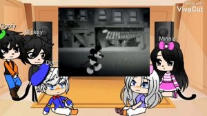 Mickey and his friends react to Suicide Mouse _Part 1_